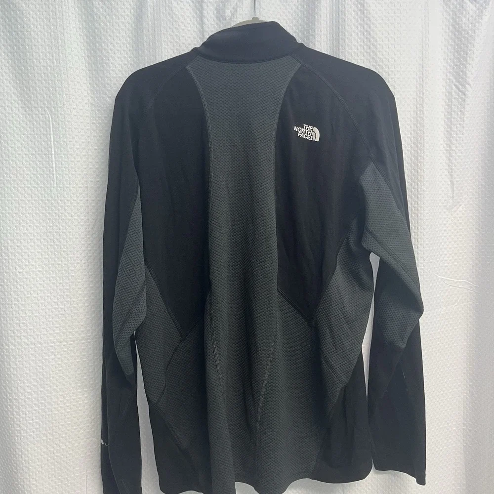 The North Face Summit Series Black 1/4 Zip Wool‎ Blend Pullover Large Hiking